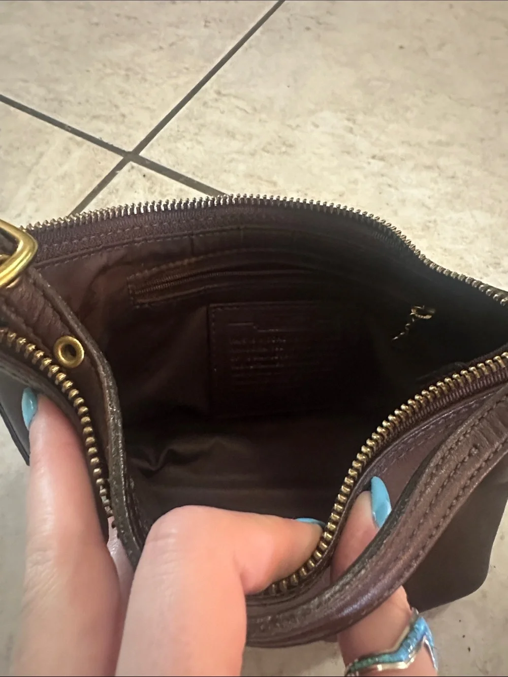 Coach‎ Vintage Legacy West Demi Pouch Bag 9844